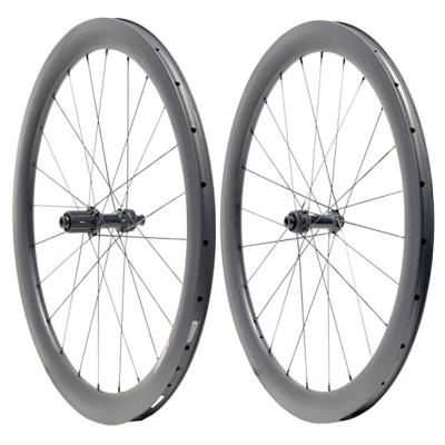 UD glossy carbon gravel wheels 700c