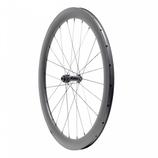 UD glossy carbon gravel wheels 700c