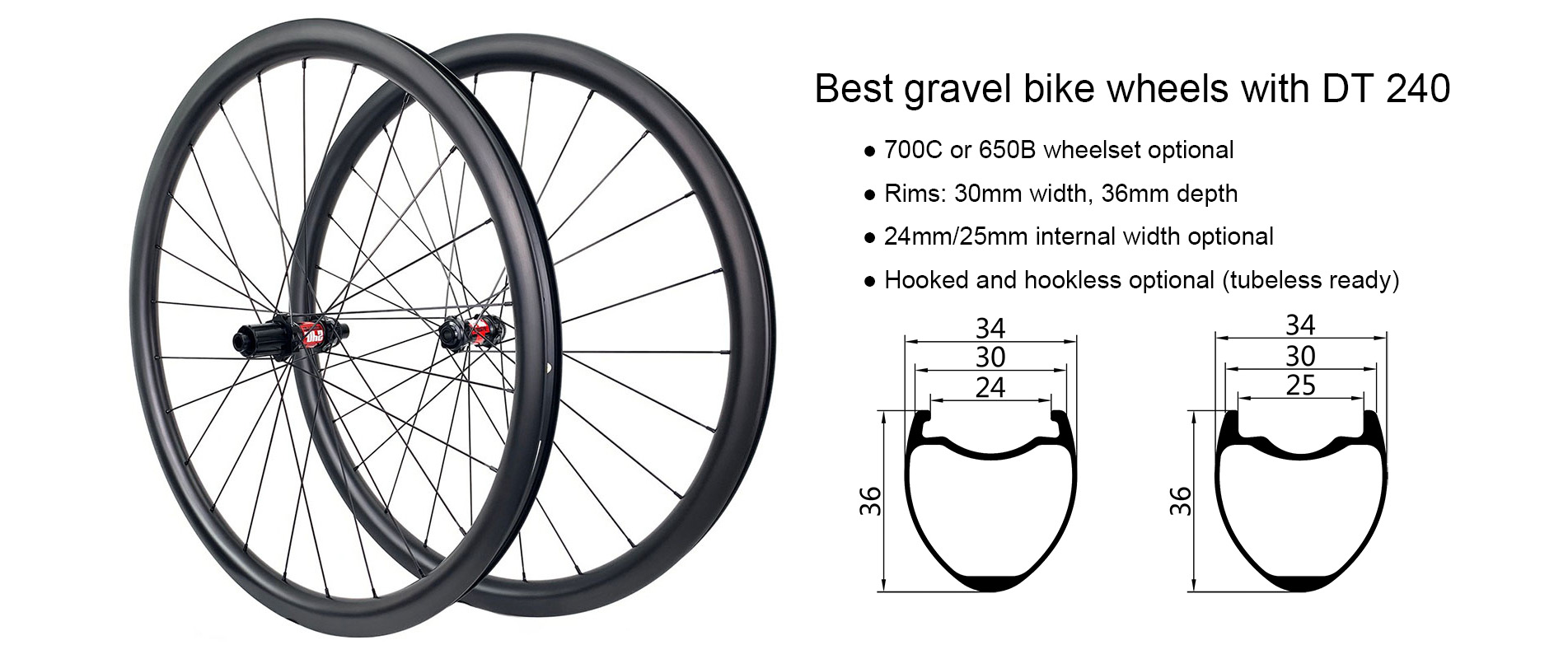 Cheap Carbon Disc Wheelset 700C Manufacturer